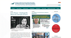 Desktop Screenshot of centrocelsofurtado.org.br